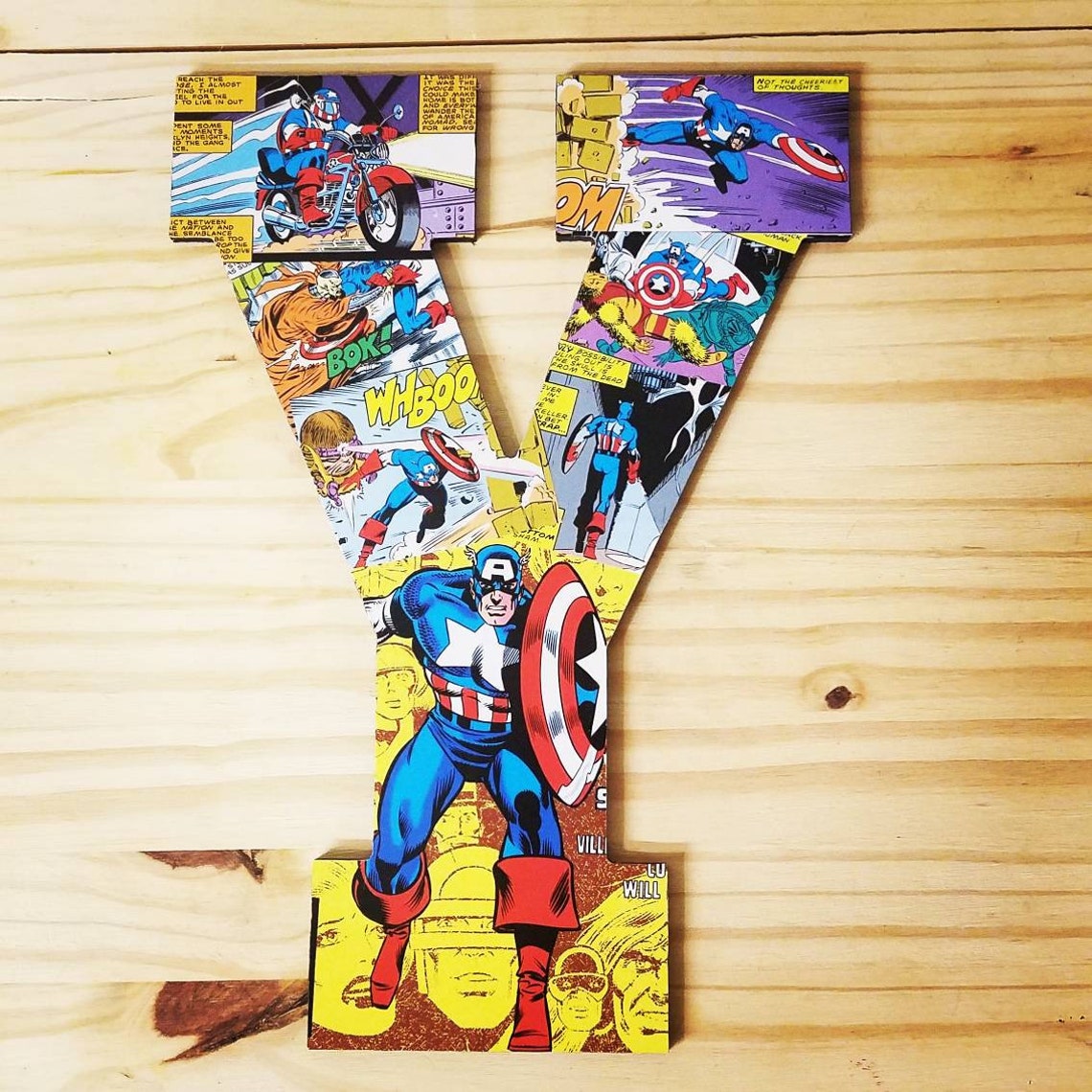 13.5 Superhero Wall Letters Nursery Decor Superhero Etsy