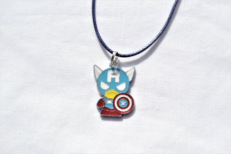 Superhero Necklaces Charm Necklace Boys necklace kids Etsy
