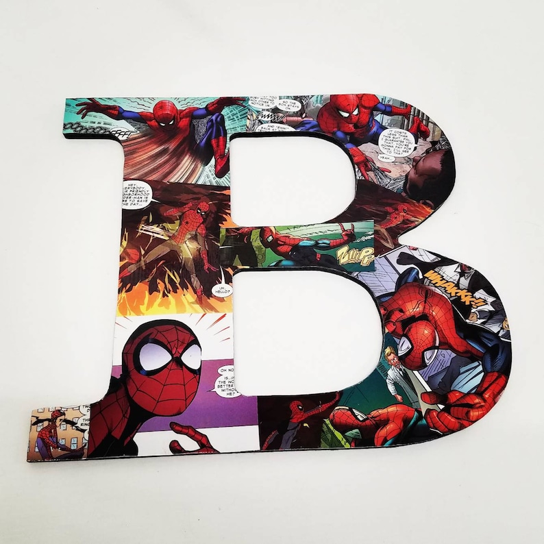 Spiderman Super Heroes Custom Name Letters price is per letter