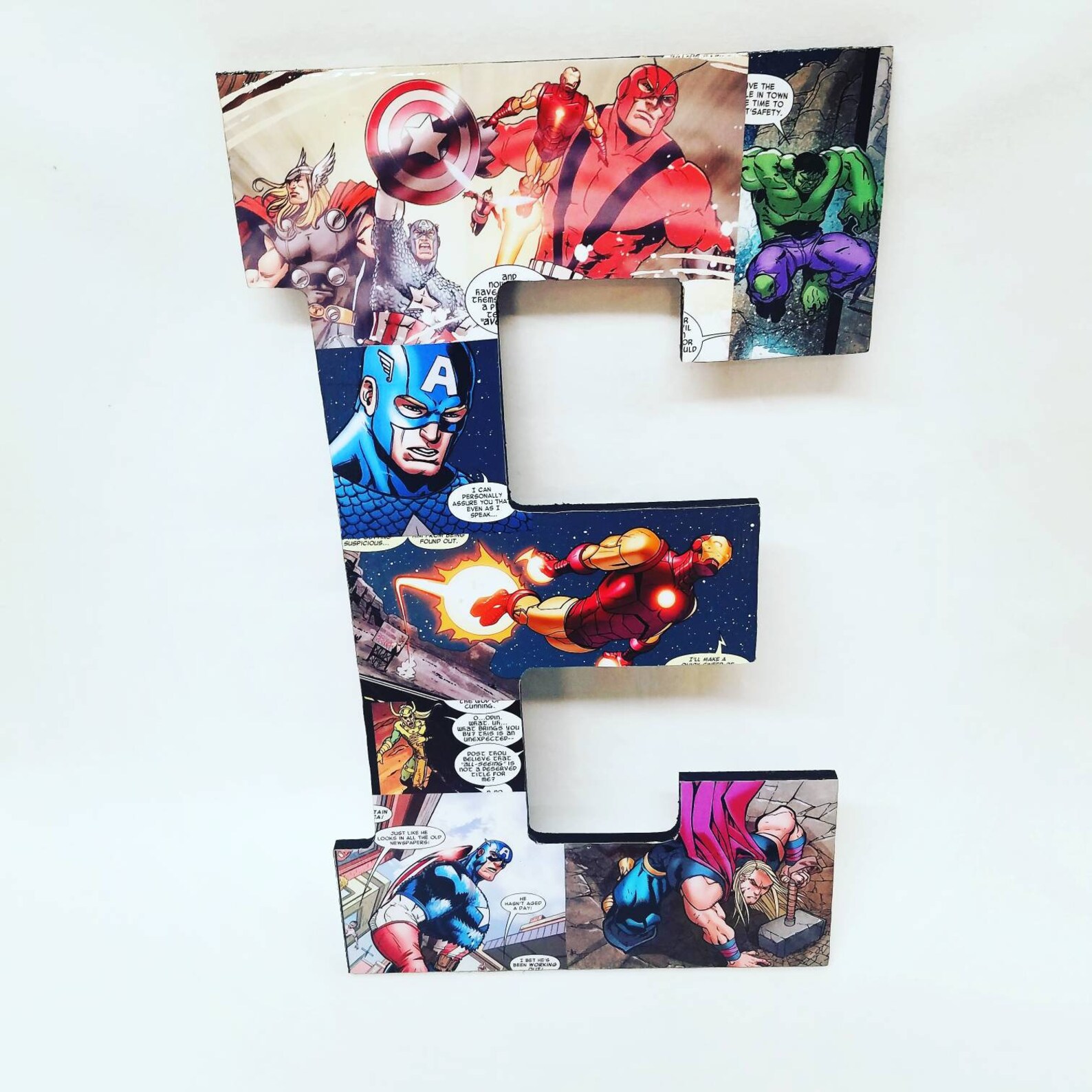 13.5 Superhero wall letters nursery letters wooden Etsy