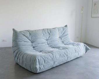 Vintage Designer Sofa – Minimalistisches gepolstertes Lounge Sitzmöbel
