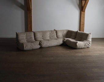 Zestaw wypoczynkowy Vintage Ligne Roset Togo, 4 elementy, modułowy, Michel Ducaroy
