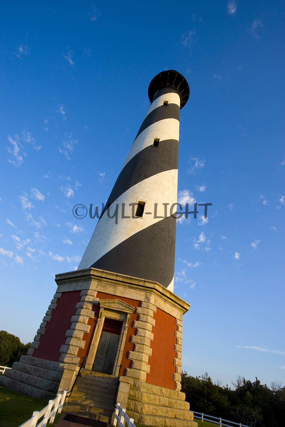 Cape Hatteras Light At Sunset Buxton Outer Banks North Etsy