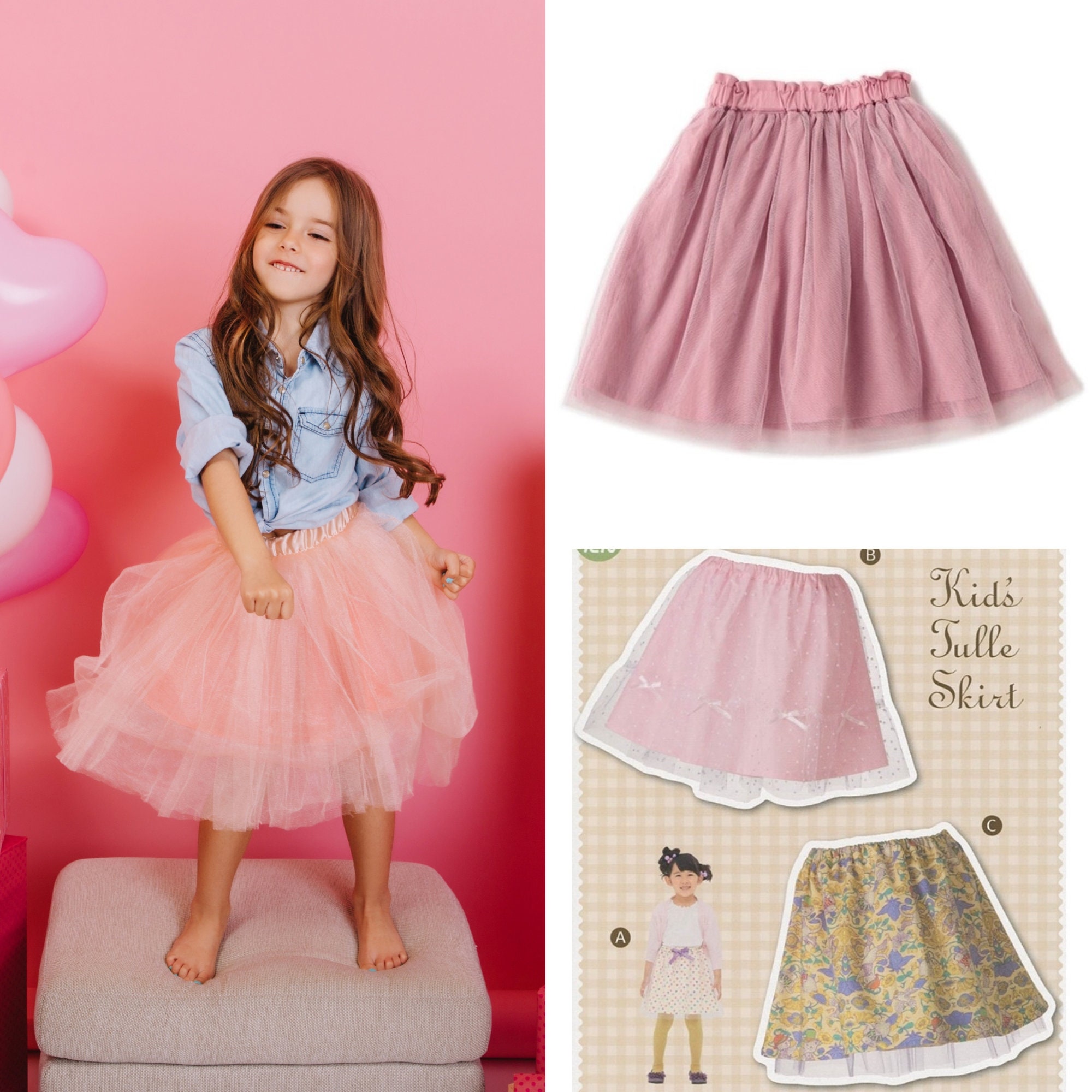 Jupe en tulle fille Etsy France