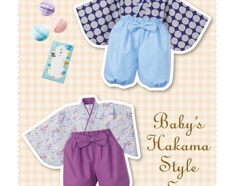 Sewing pattern Baby kimono, Japanese clothing, Baby clothes, Hakama