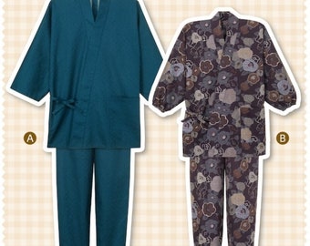 Sewing pattern beginner - Japanese clothing pattern - Pajamas Men's Women's - Japanese Pajamas - Samue - Cosplay