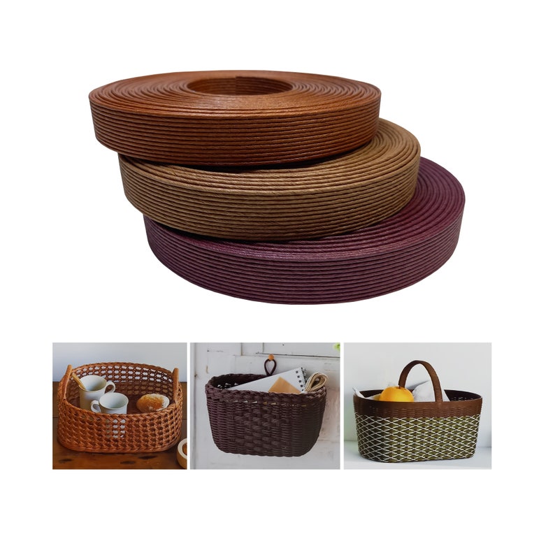 Paper Craft Weaving Recycled Kraft Paper Band Japanese Etsy