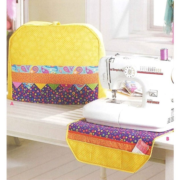 Addicted DEPO Sewing Machine Cover with Convenient Pockets - Protective  Quilted Dust Cover Pro - Universal for Most Standard Singer & Brother  Machines