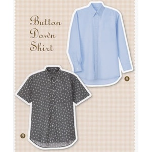 MEN'S SHIRT PATTERN - Men's sewing pattern - Shirt sewing pattern - Short-sleeved shirt - Long-sleeved shirt