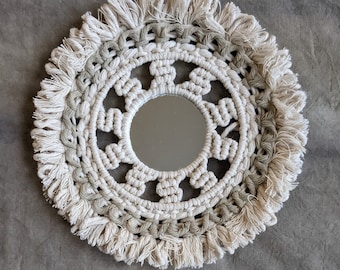 Mini Macrame Mirror