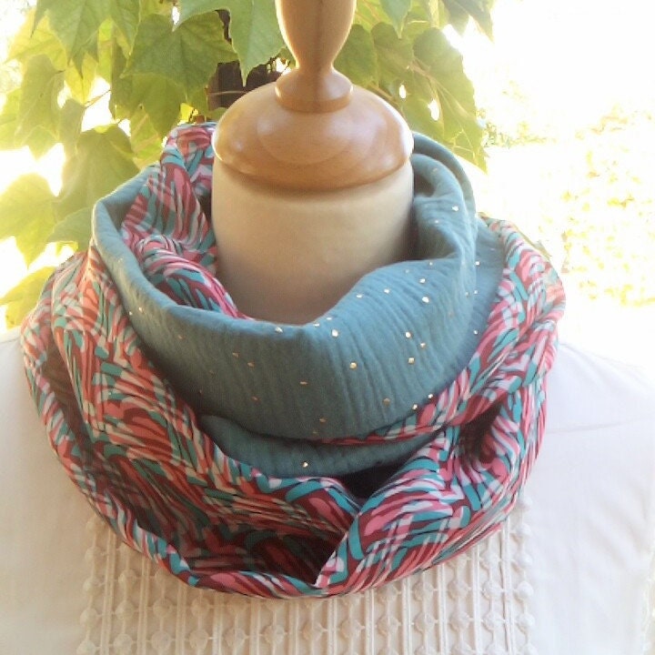 Fabric How To Make A Tube Scarf Double-wrap Women's Scarf