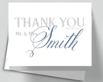 Mr and Mrs Stationery | Wedding Stationery | Newlywed Stationery | Stationary for Couples | Couples Stationery - Set of 10