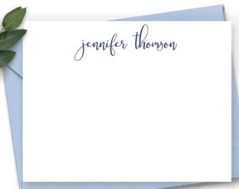 Personalized stationary set stationery, paper note cards with envelopes set of 10 - PS21