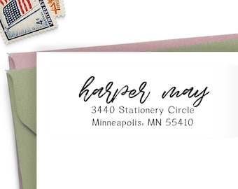 Return Address Labels, Calligraphy Address Labels, Gold Foil Wedding Stickers, Clear Address Labels, Wedding Address Stickers - A02