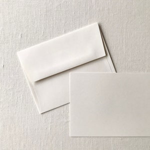 20 Cream blank note cards and envelopes, blank notes cards with envelopes, blank stationery set of 20, 40 or 60 cards and envelopes