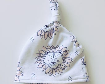Bonnet de naissance en jersey extensible pour bébé