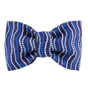 Manly Stripe Bow Tie, Boy Collar Bow Tie, Collar Bow Tie, Collar Bow Tie, Blue Bow Tie, Striped Bow Tie, Navy Bow Tie, Male Bow Tie, Collar, Pet
