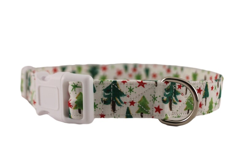 Christmas Trees Collar Christmas Dog Collar Holiday Collar Etsy