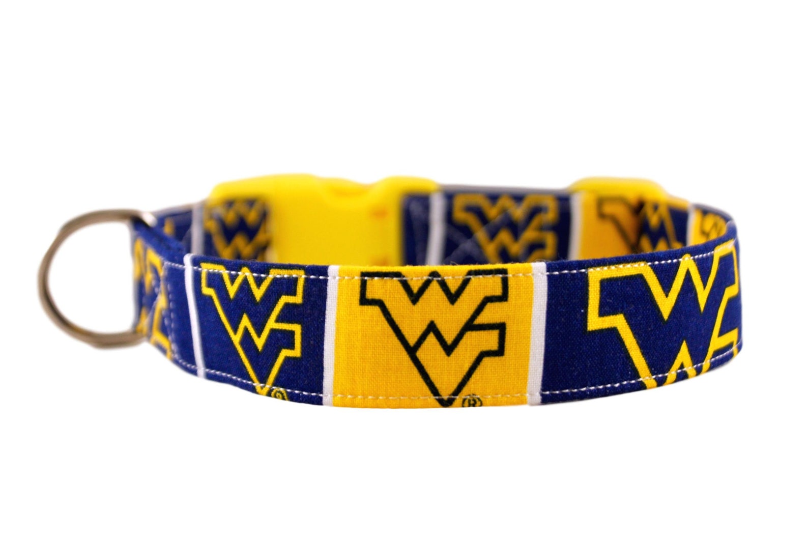 West Virginia University Collar WVU Dog Collar Mountaineers Etsy