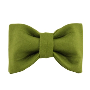 Olive Bow Tie, Boy Collar Bow Tie, Green Bow Tie, Collar Bow Tie, Bow Tie, Boy Dog Collar, Male Dog, Collar Addition, Handmade Bow Tie, Pet
