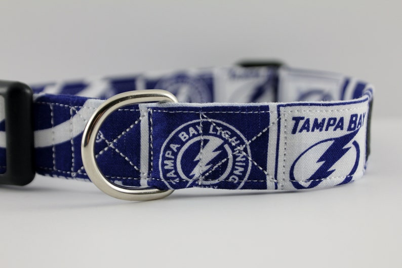 NHL Tampa Bay Lightning Collar Lightning Dog Collar Etsy