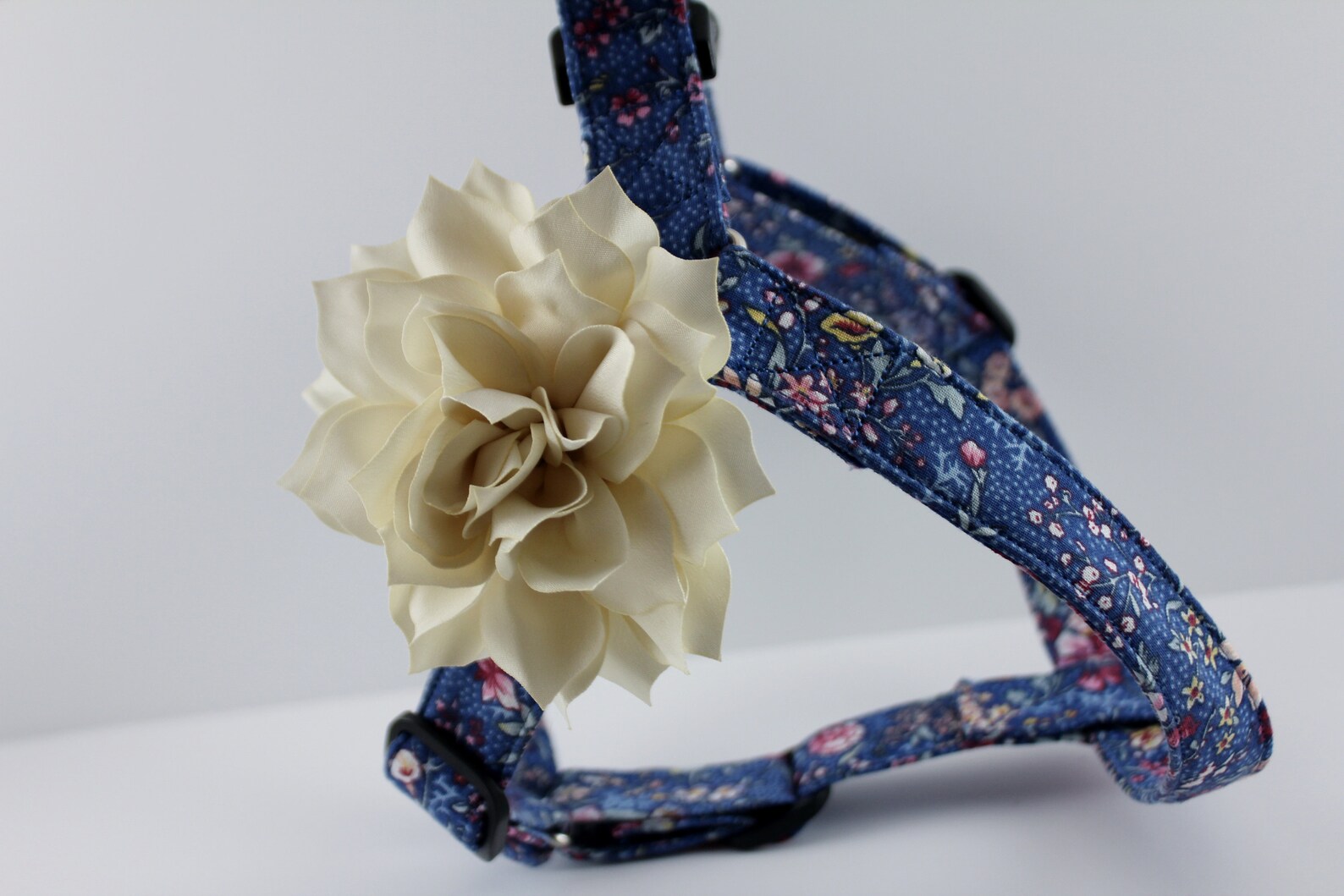 Floral Doggy Harness Red 2XS main image 1