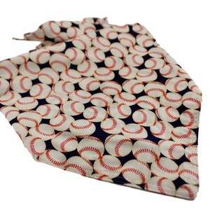 America's Pastime Bandana, Pet Bandana, Baseball Bandana, Red Dog Bandana, Sports Bandana, Dog Accessory, Bandana, Boy Dog Bandana, Pet Dog