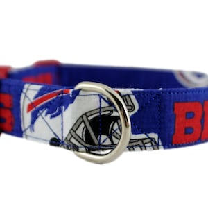 NFL Buffalo Bills Collar, Bills Dog Collar, Personalized Collar