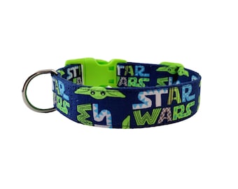 Blue and Green Collar Personalized Dog Collar Pet Collar, Embroidered Collar, Custom Collar, Dog Collar, Collar