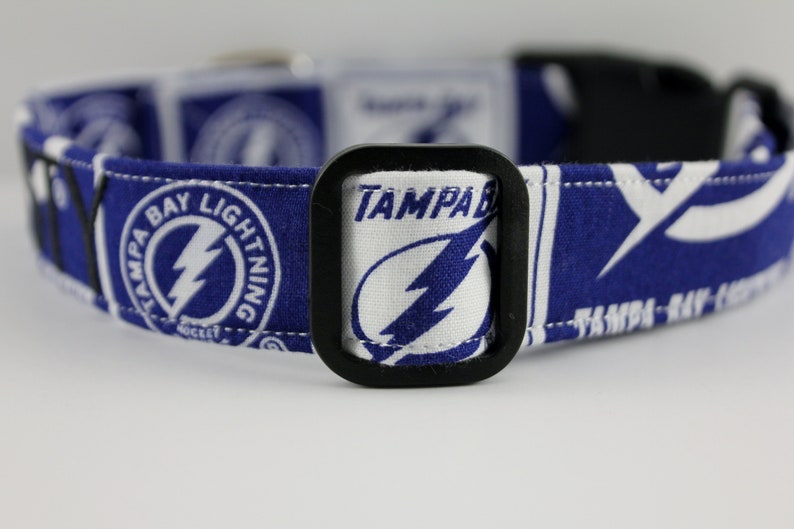 NHL Tampa Bay Lightning Collar Lightning Dog Collar Etsy