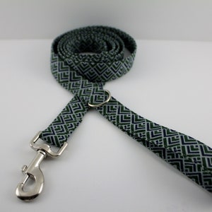 Correa geo marina y verde, correa azul, correa para mascotas, correa verde, correa de 6 FT, plomo de perro personalizado, correa para mascotas, correa de 5 FT, correa para perros de 4 FT, plomo de perro de niño