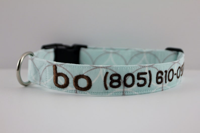 Mint Geo Collar Mint Dog Collar Modern inspired collar Etsy