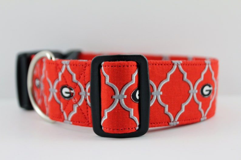 Quarterfoil University of Collar Bulldogs Dog Collar Etsy