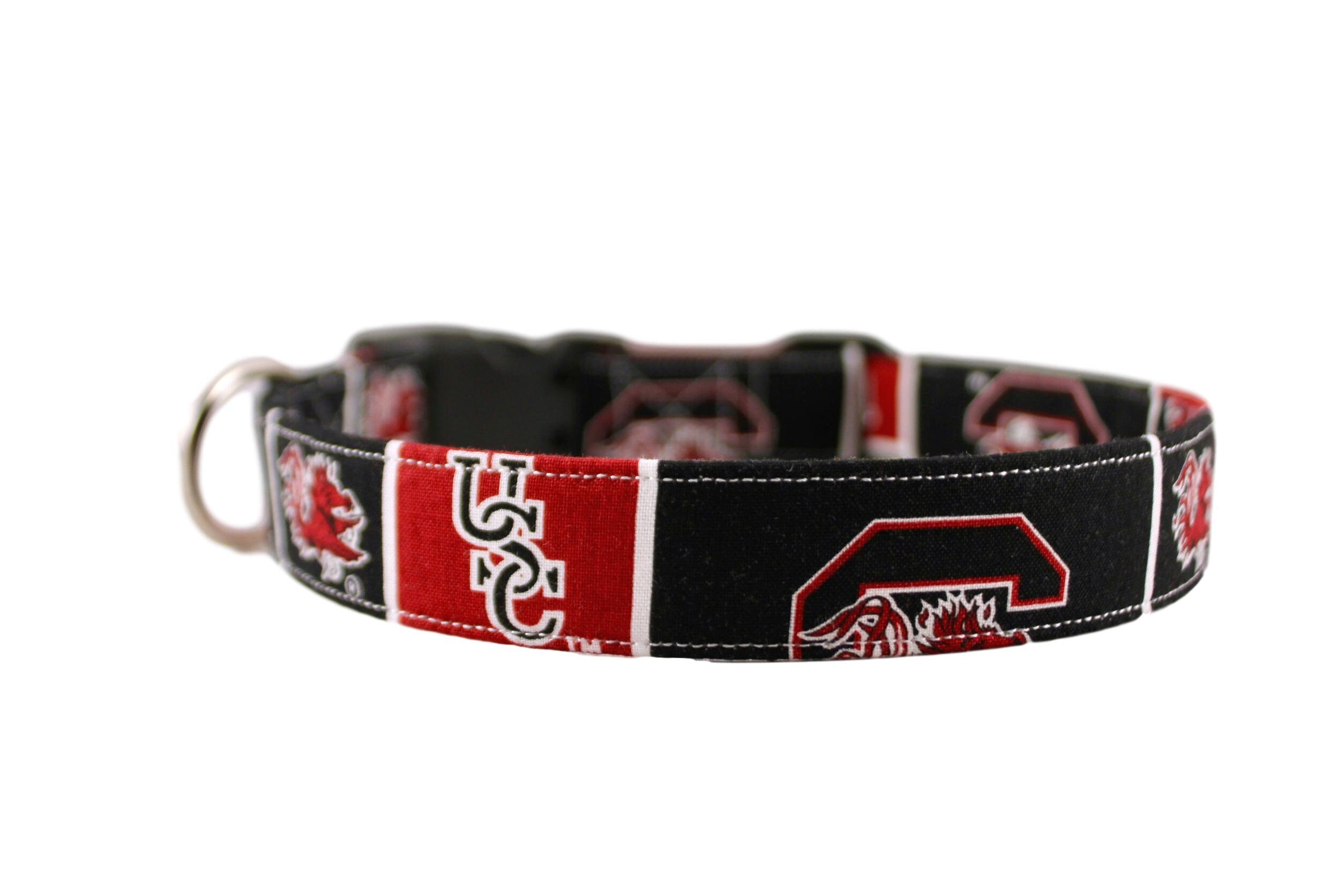 University of South Carolina Collar Gamecocks Dog Collar Red Etsy