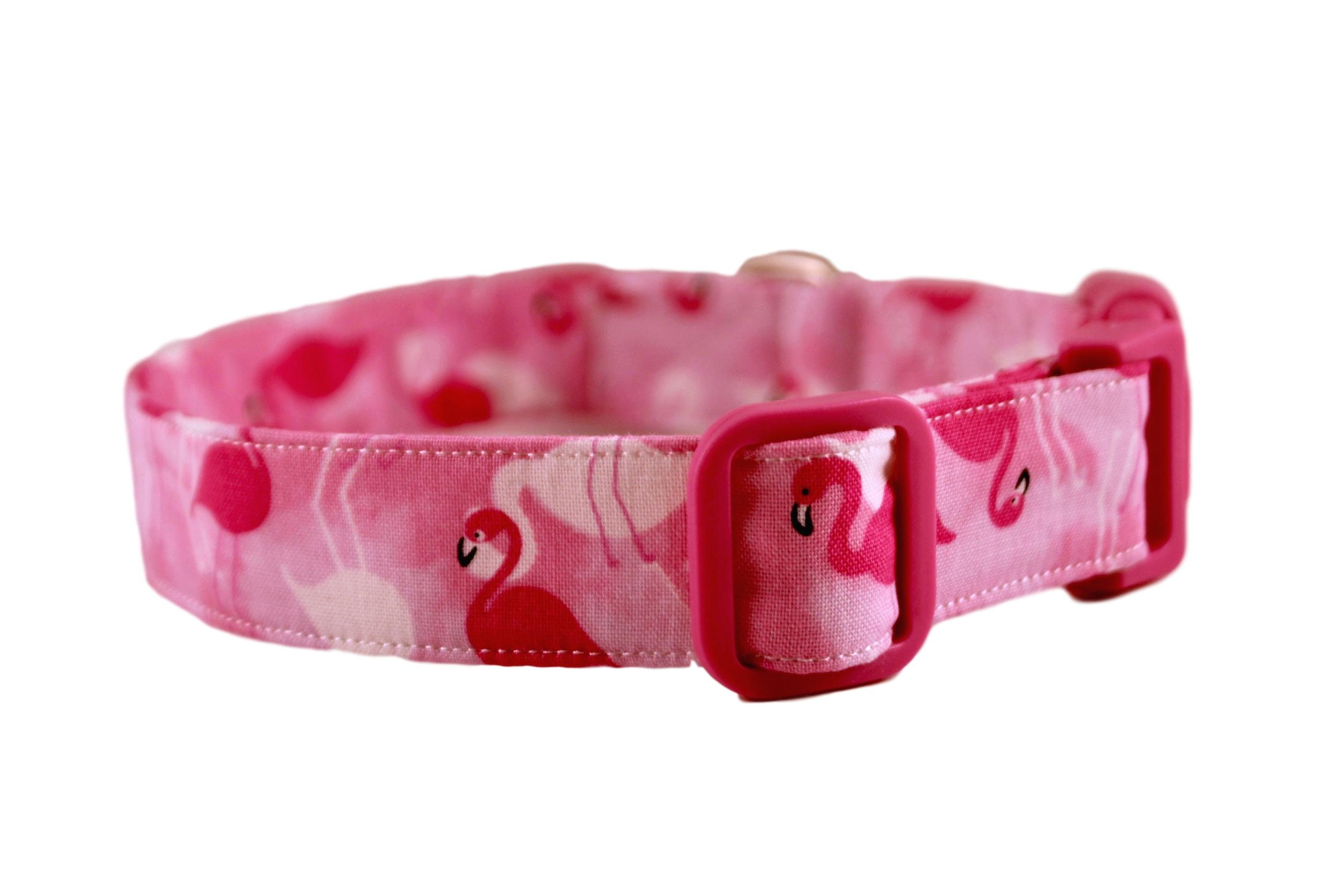 Gogo Flamingo Polkadot Halter Collar with Peplum Biketard