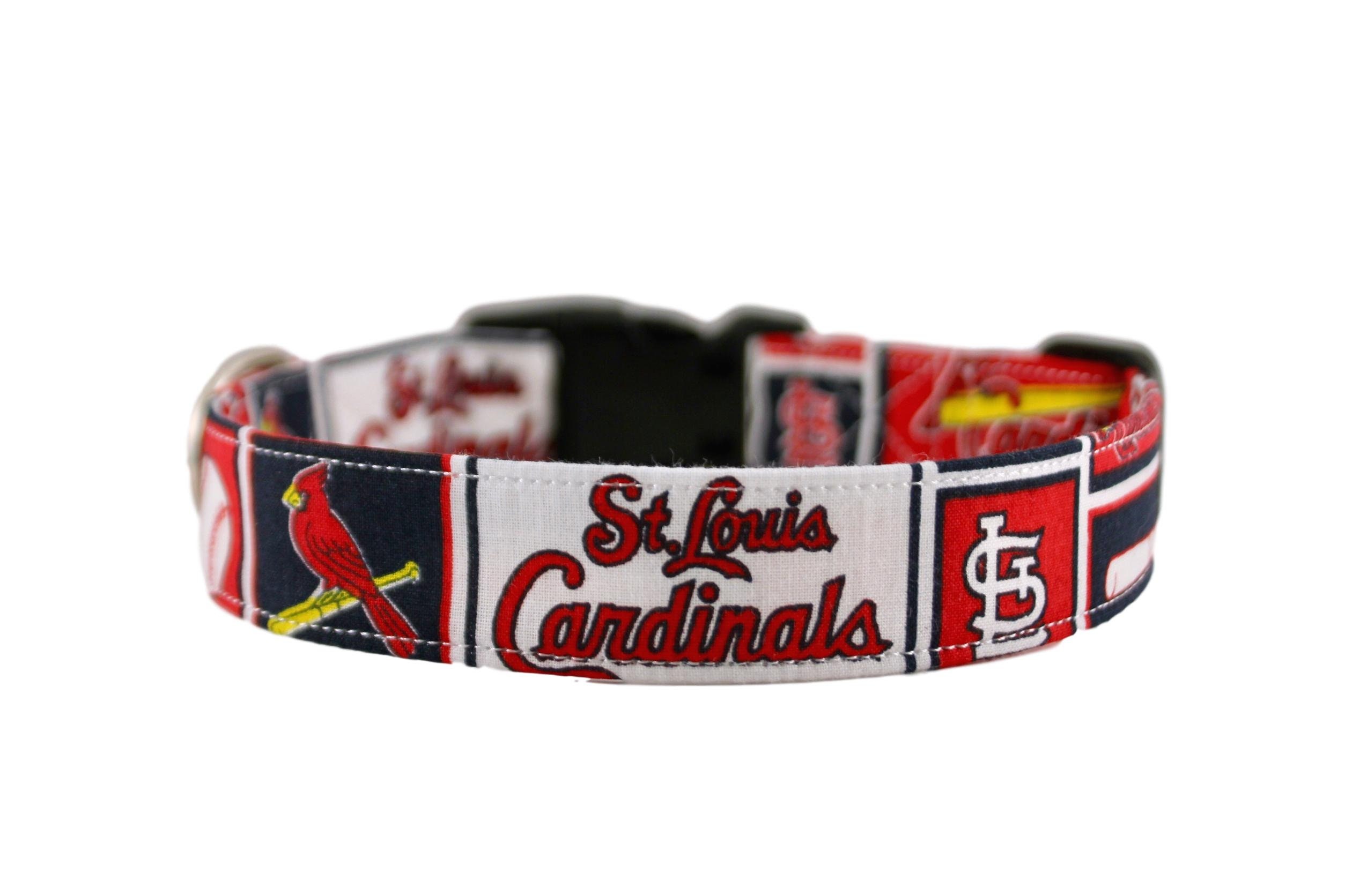 St Louis Cardinals Dog Collar Small