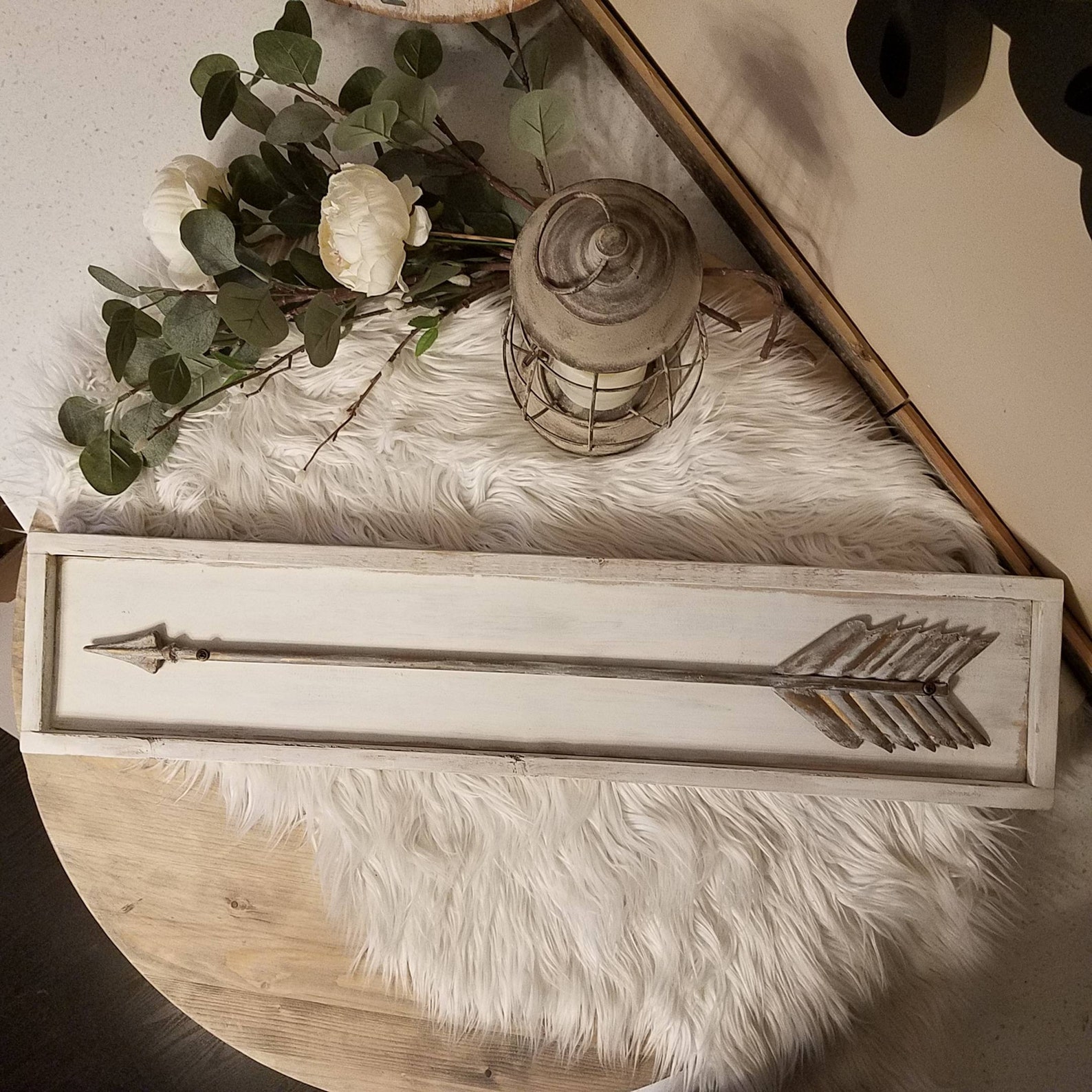Framed Metal Arrow Sign Tribal Arrow Arrow Decor Arrow - Etsy
