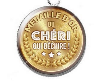 Pendant cabochon resin gold honey... 6