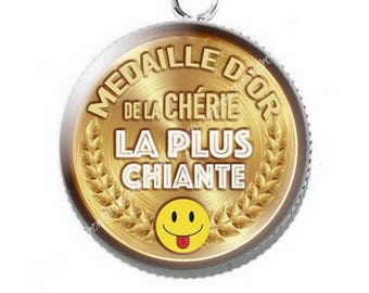 Pendant cabochon resin gold honey... 7
