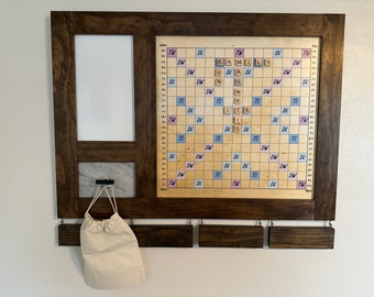 Magnetic Scrabble Words With Friends Board - Wall Mounted - Free Shipping 33x24
