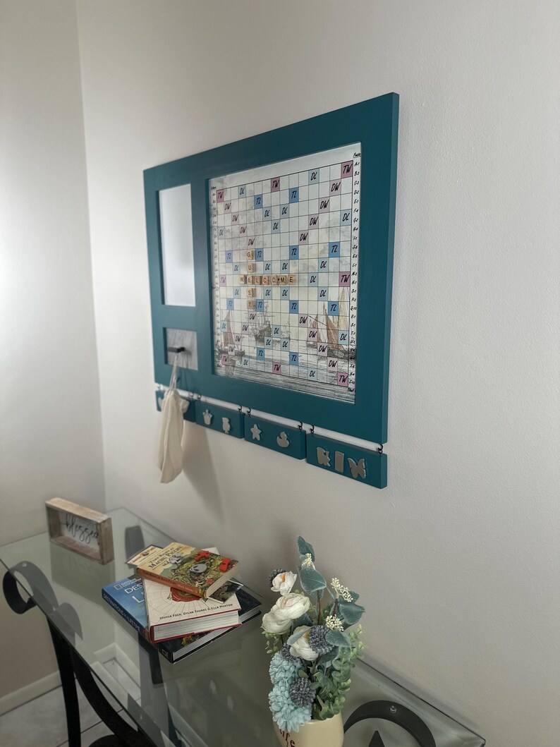 Scrabble Words With Friends Board Wall Mounted Free Shipping
