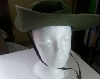 Heavy Cannvas Bonney Hat Green size Small. Made in the USA