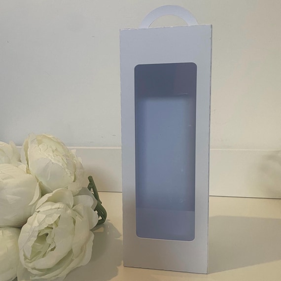 Gift Box With Handles, Great for Wine Glasses and Champagne Flutes, Gift Box for Personalise Glasses and all Occasions