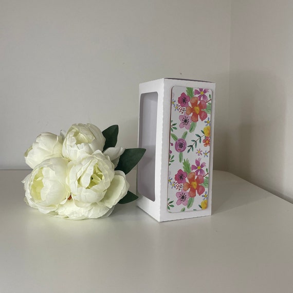 Coloured Panels Glass Gift Box, Great Gift Boxes for your Personalised Glasses