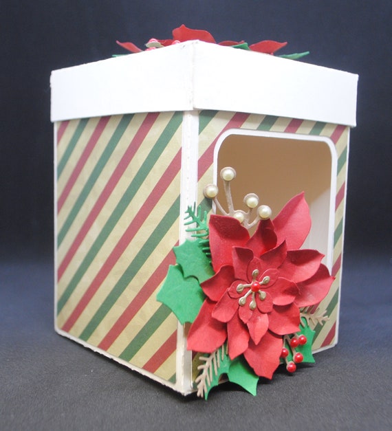 Traditional Christmas Theme, Medium Gift Box, Great for Baubles, Tumbler Glass, Candles, Small Gifts, All Personalise Christmas Gifts