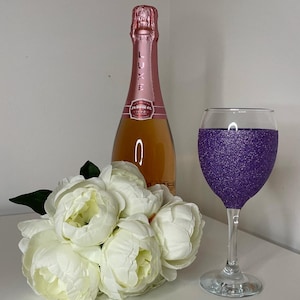 Glitter Wine Glass, Personalise Glitter Glasses for the Perfect Gift, Gifts for all Occasions, Birthdays, Wedding Gifts, Parties, Hens