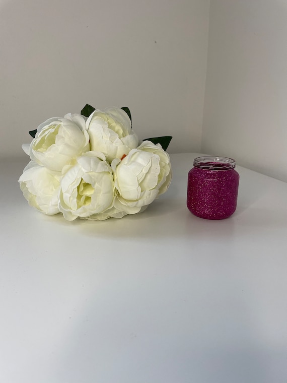 Glitter Jars, Great for Gifts, Great for Small Storage Ideas, Personalisable with Name or Intials