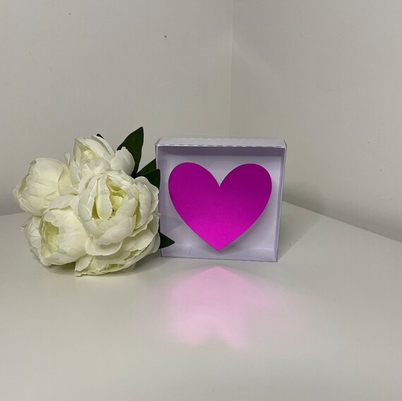 Stylish Acetate Heart Shaped Gift Box, Gifts for all Occasions, Valentines and Mother's Days