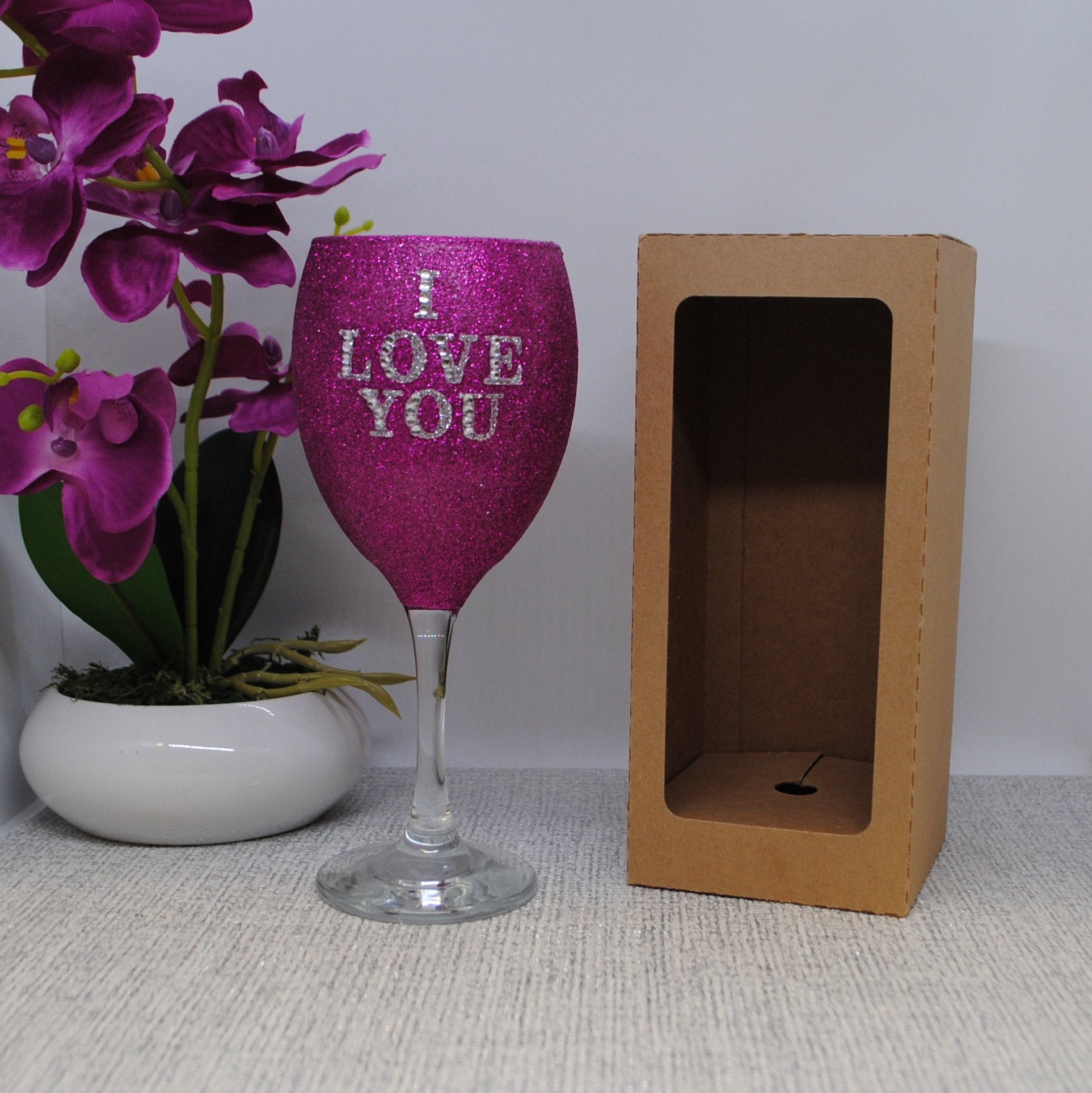 Wine Glass Gift Box Holder Great for All Wine Glasses Great | Etsy UK