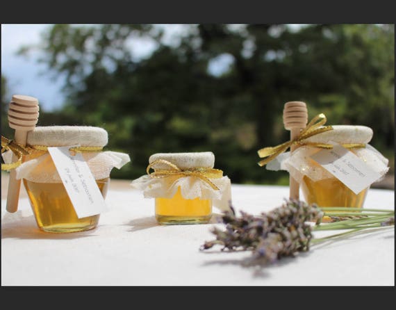 Small Jars of Honey 40gr, for Wedding Gift, Mini Order: 25 